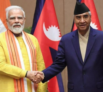 प्रधानमन्त्री देउवा र मोदीबीच भेटवार्ता, दुई देशको सम्बन्ध सुधारमा केन्द्रित 
